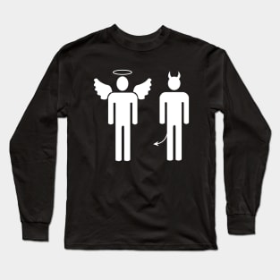 Angel and demon couple Long Sleeve T-Shirt